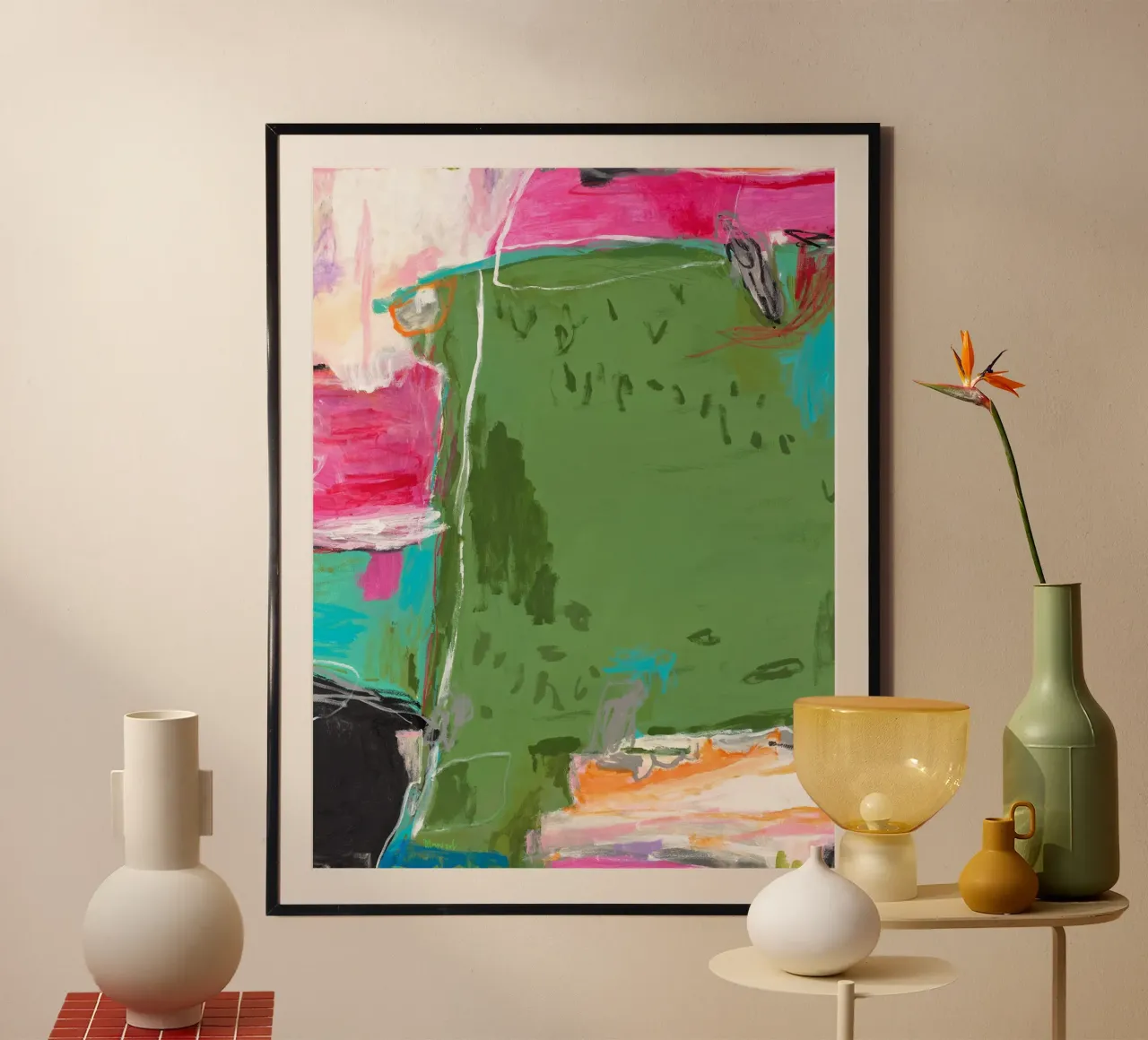 Marisol Evora - Oltre il paradiso poster con telaio in alluminio da The Artcircle