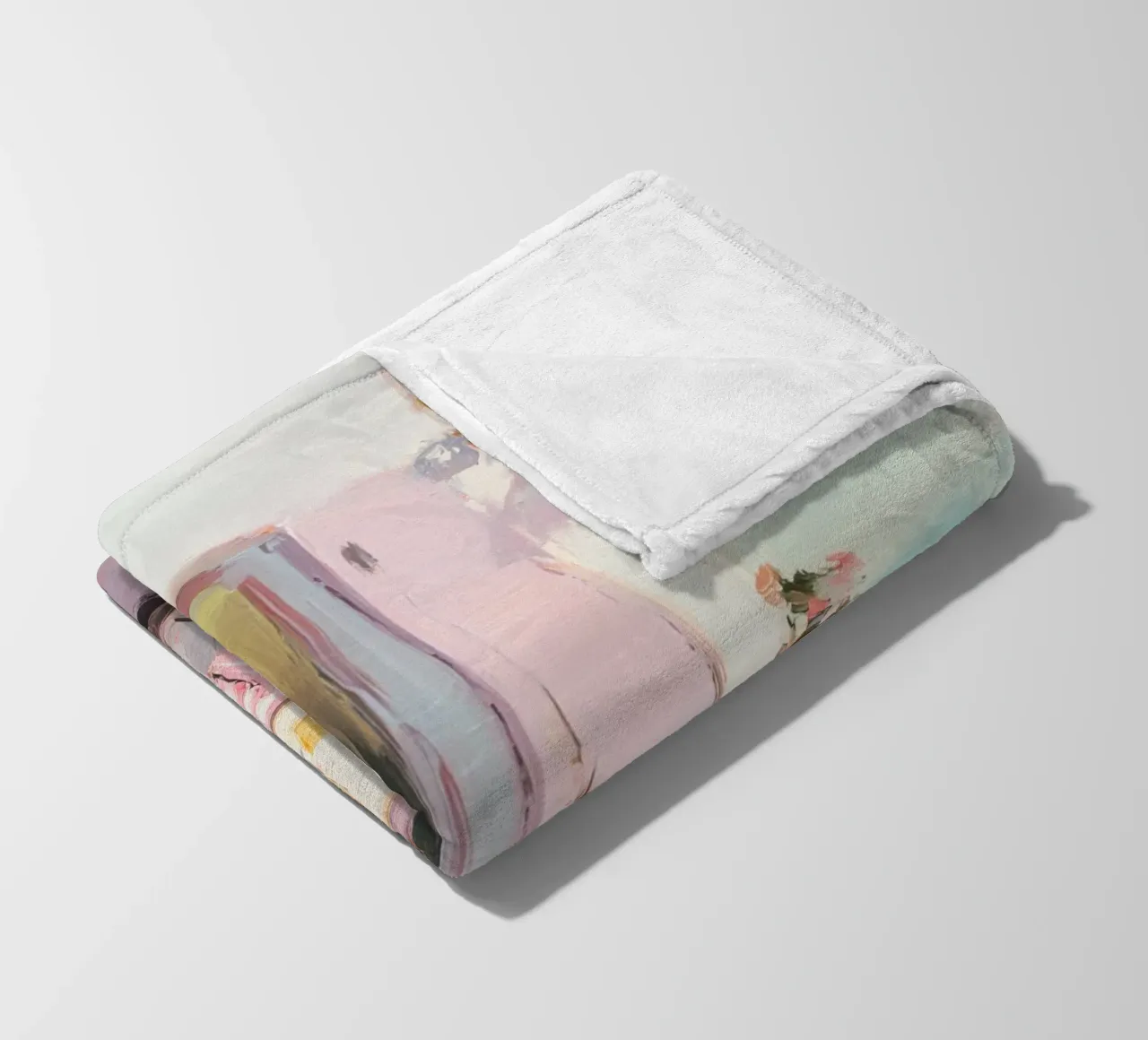 Terrazza solarium in rosa coperta in pile da Carina Pop & Pastell