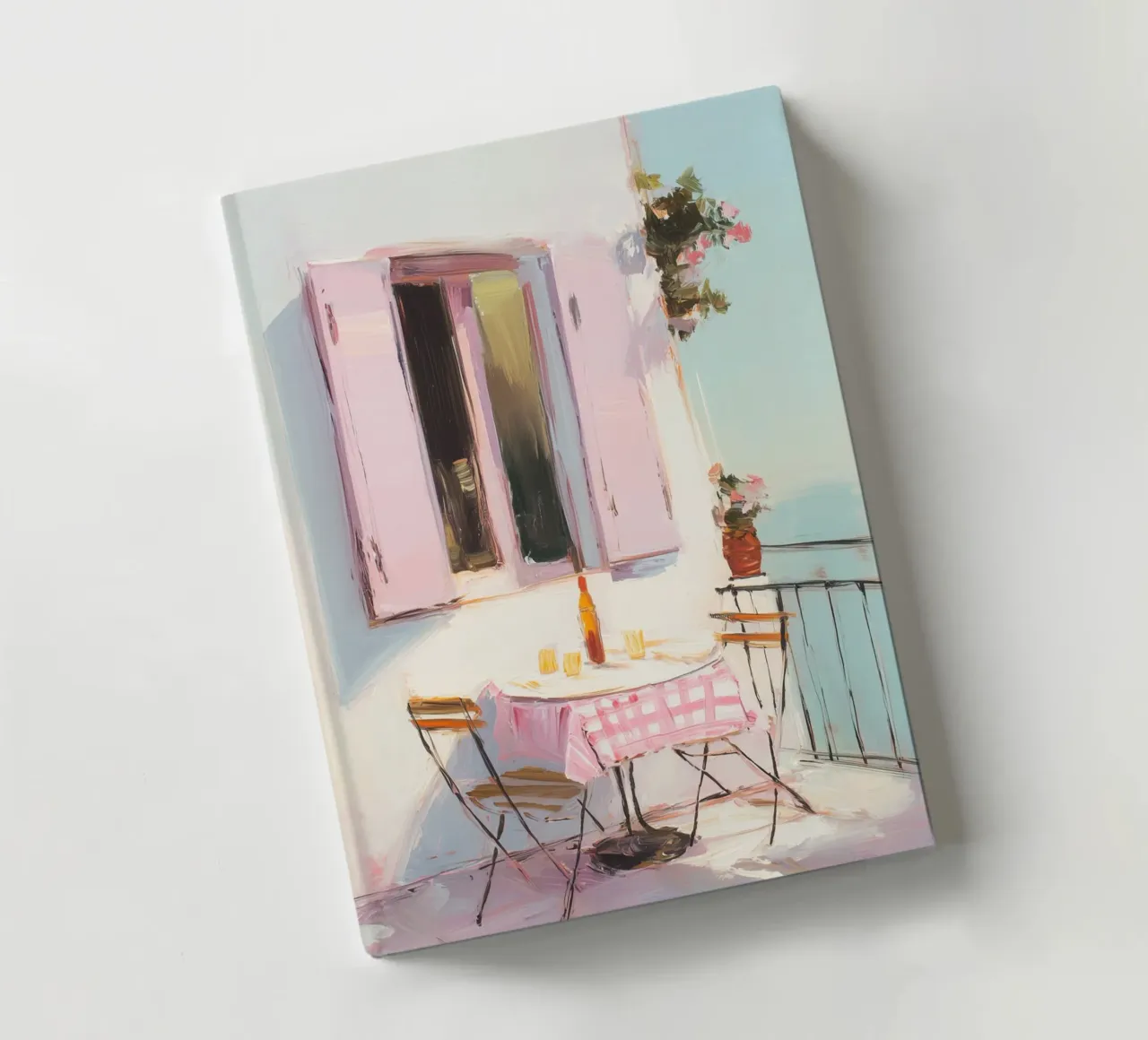 Terrazza solarium in rosa diario da Carina Pop & Pastell