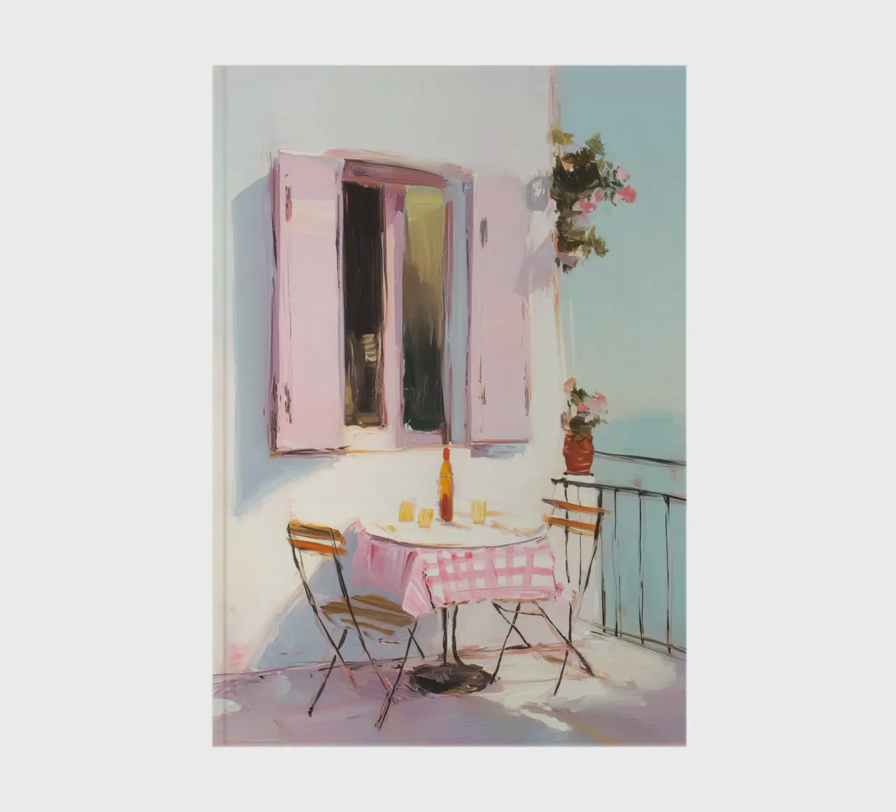 Terrazza solarium in rosa diario da Carina Pop & Pastell