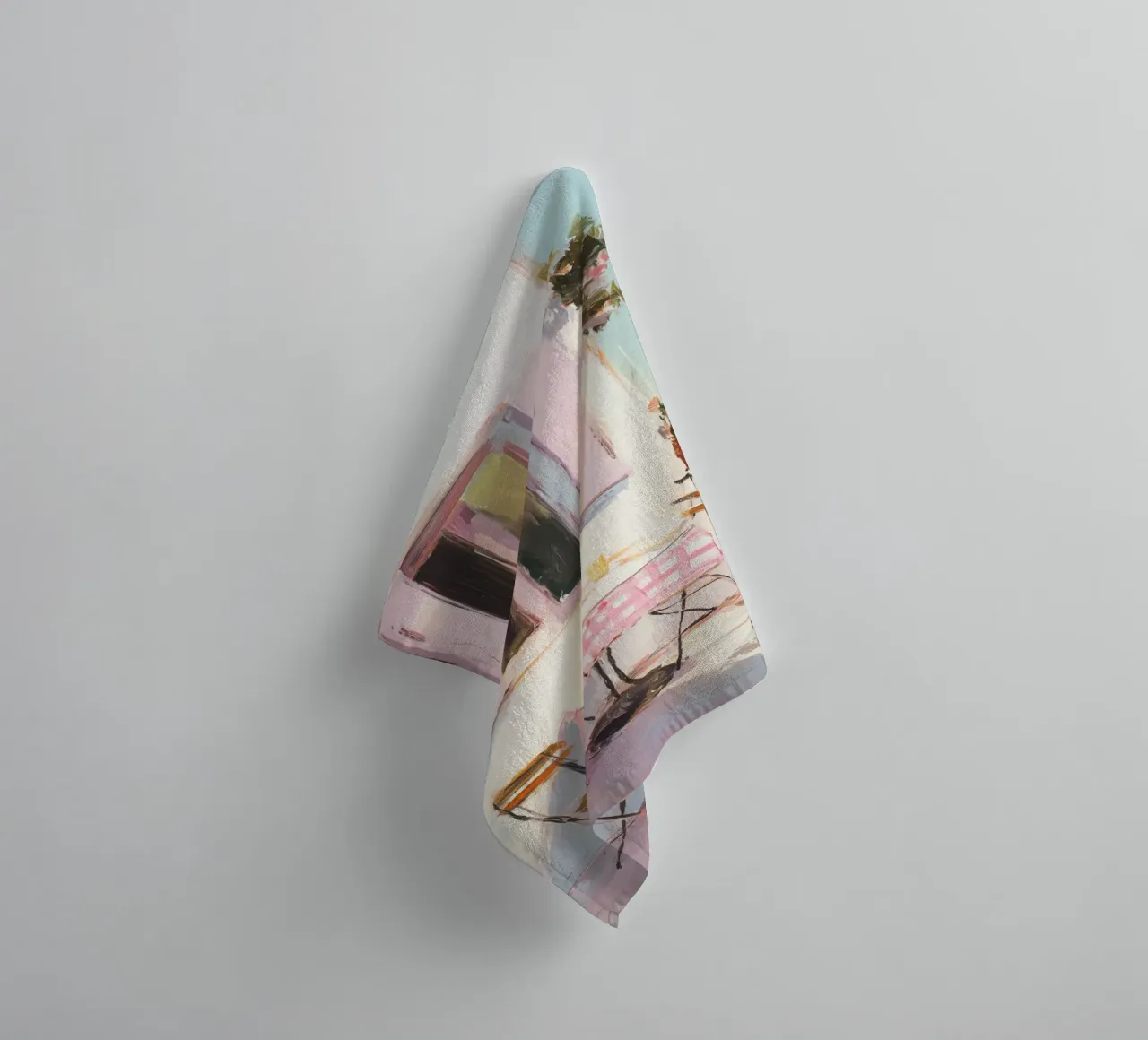 Sonnenterrasse in Rosa Handtuch von Carina Pop & Pastell