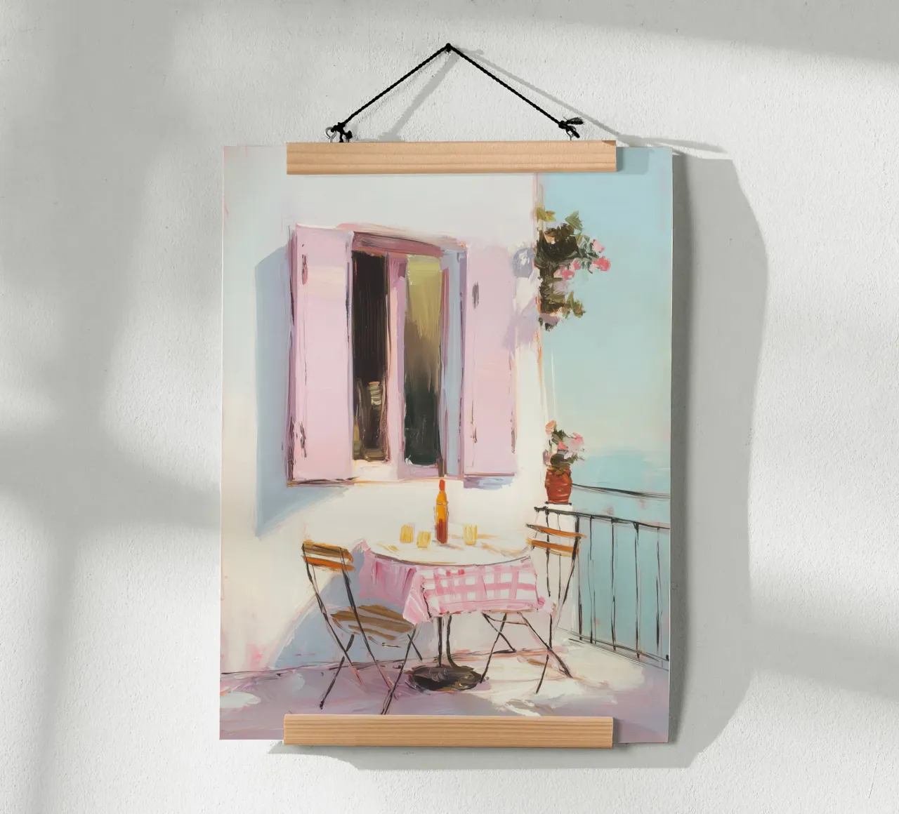 Terrazza solarium in rosa carta hahnemühle da Carina Pop & Pastell