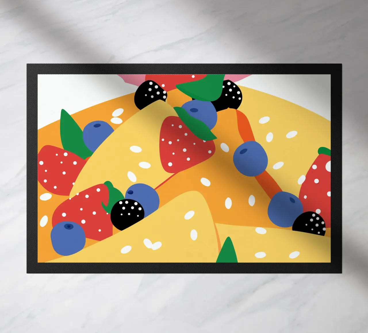 Torta con fragole e mirtilli zerbino da OFFICIAL FRUIT & VEGETABLES