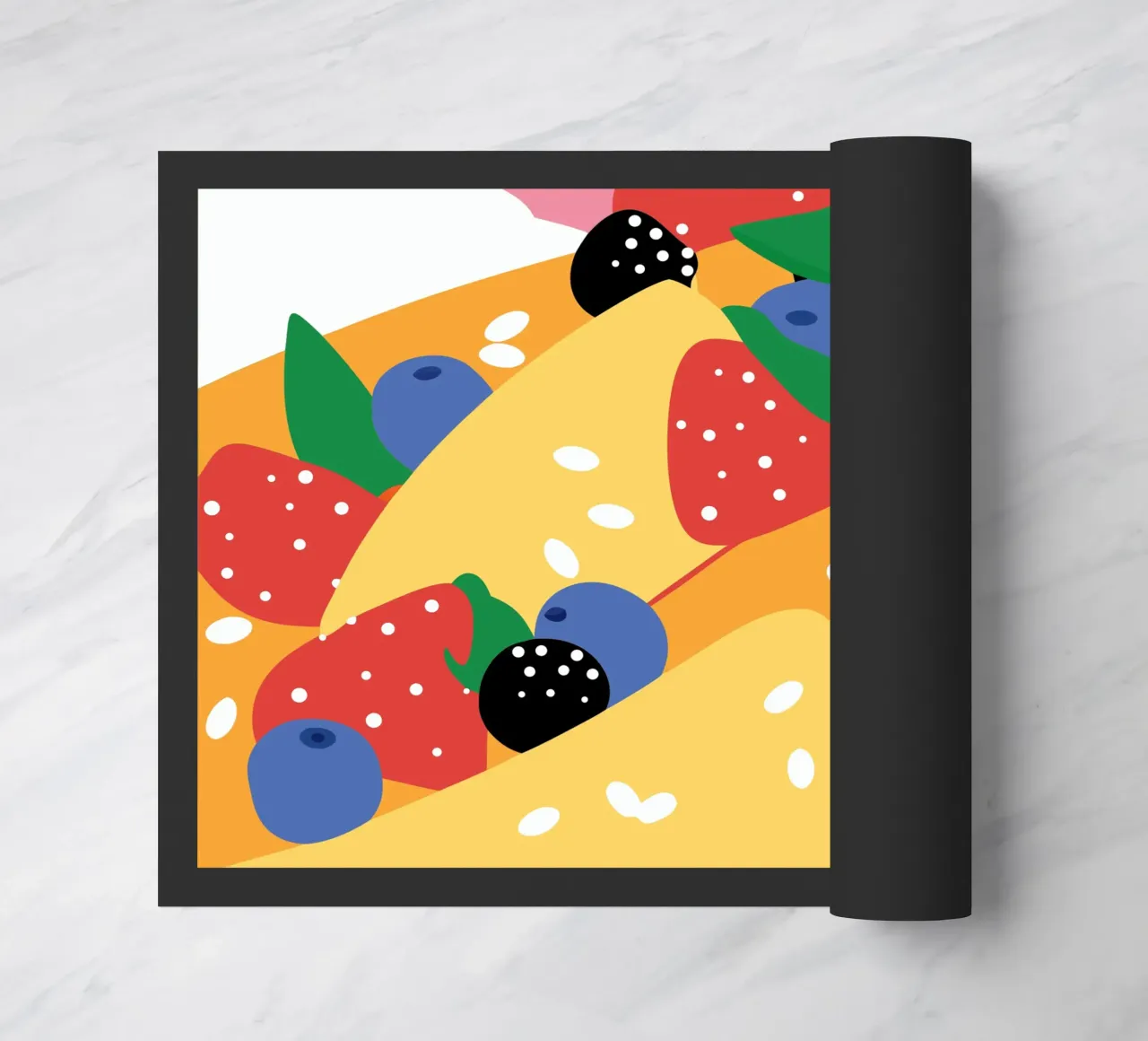 Torta con fragole e mirtilli zerbino da OFFICIAL FRUIT & VEGETABLES