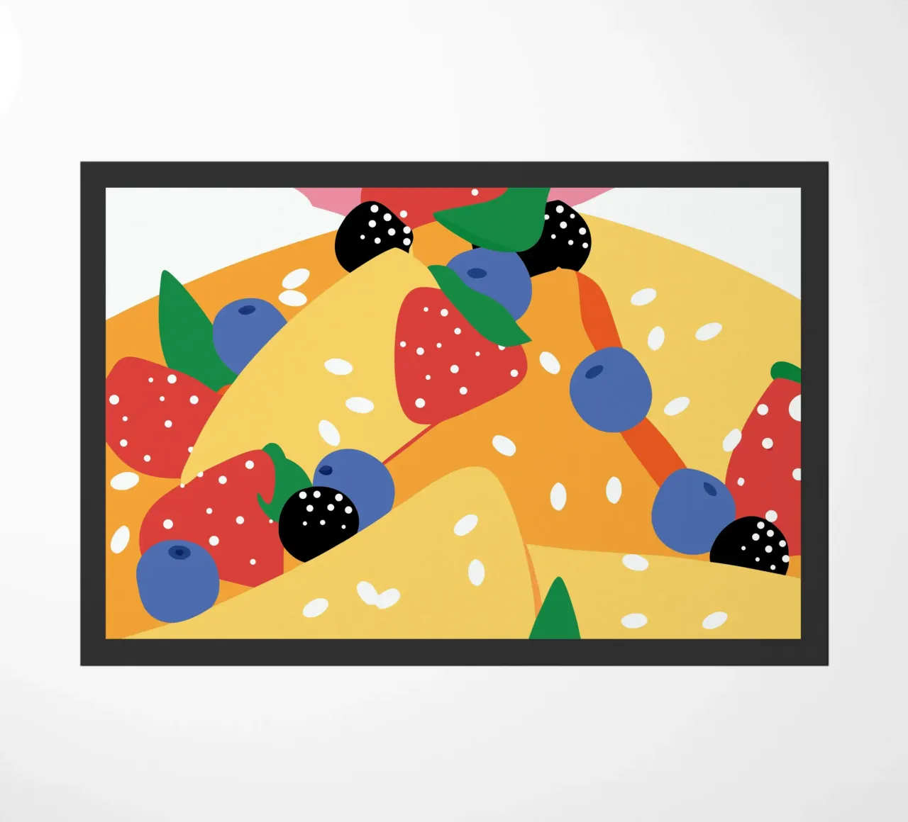Torta con fragole e mirtilli zerbino da OFFICIAL FRUIT & VEGETABLES