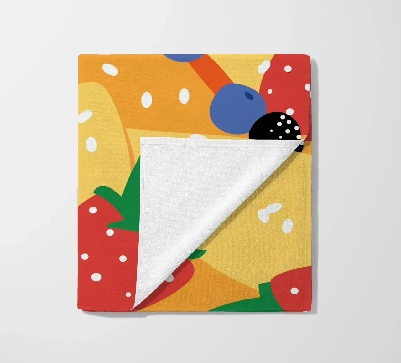 Torta con fragole e mirtilli telo mare da OFFICIAL FRUIT & VEGETABLES