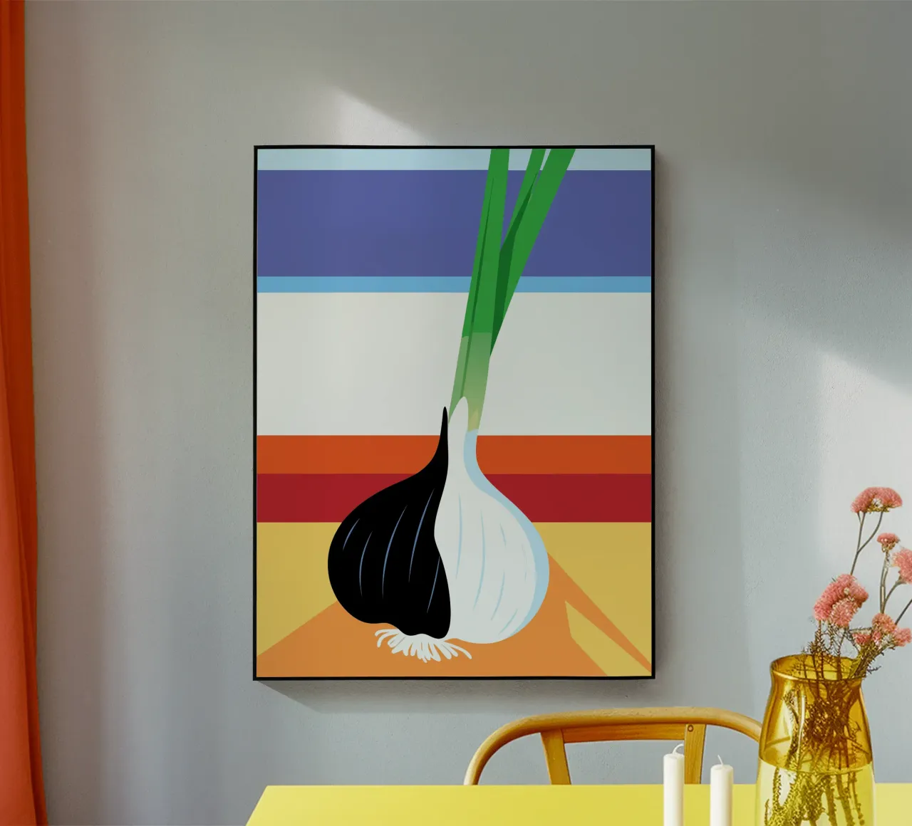 Aglio bianco e nero plexiglass da OFFICIAL FRUIT & VEGETABLES