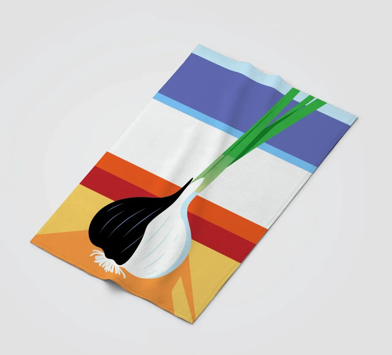 Aglio bianco e nero coperta in pile da OFFICIAL FRUIT & VEGETABLES