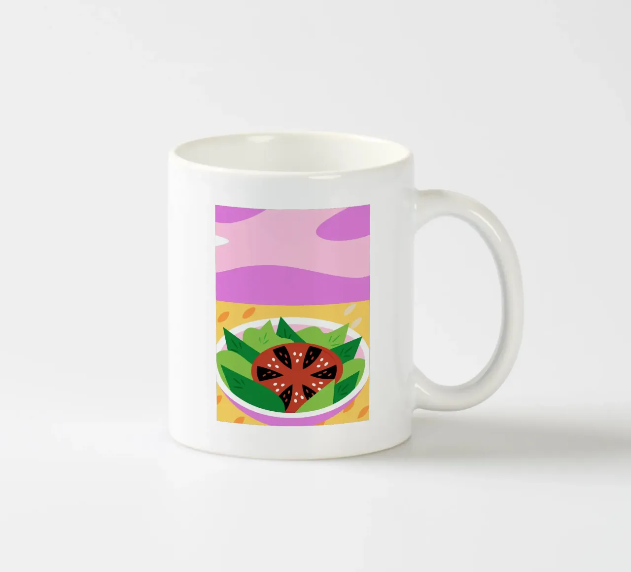 Insalata di pomodori freschi tazza in ceramica da OFFICIAL FRUIT & VEGETABLES
