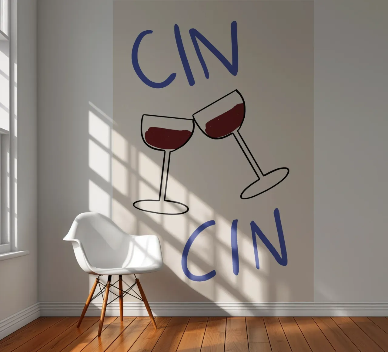 Cin Cin fotobehang van John Sander