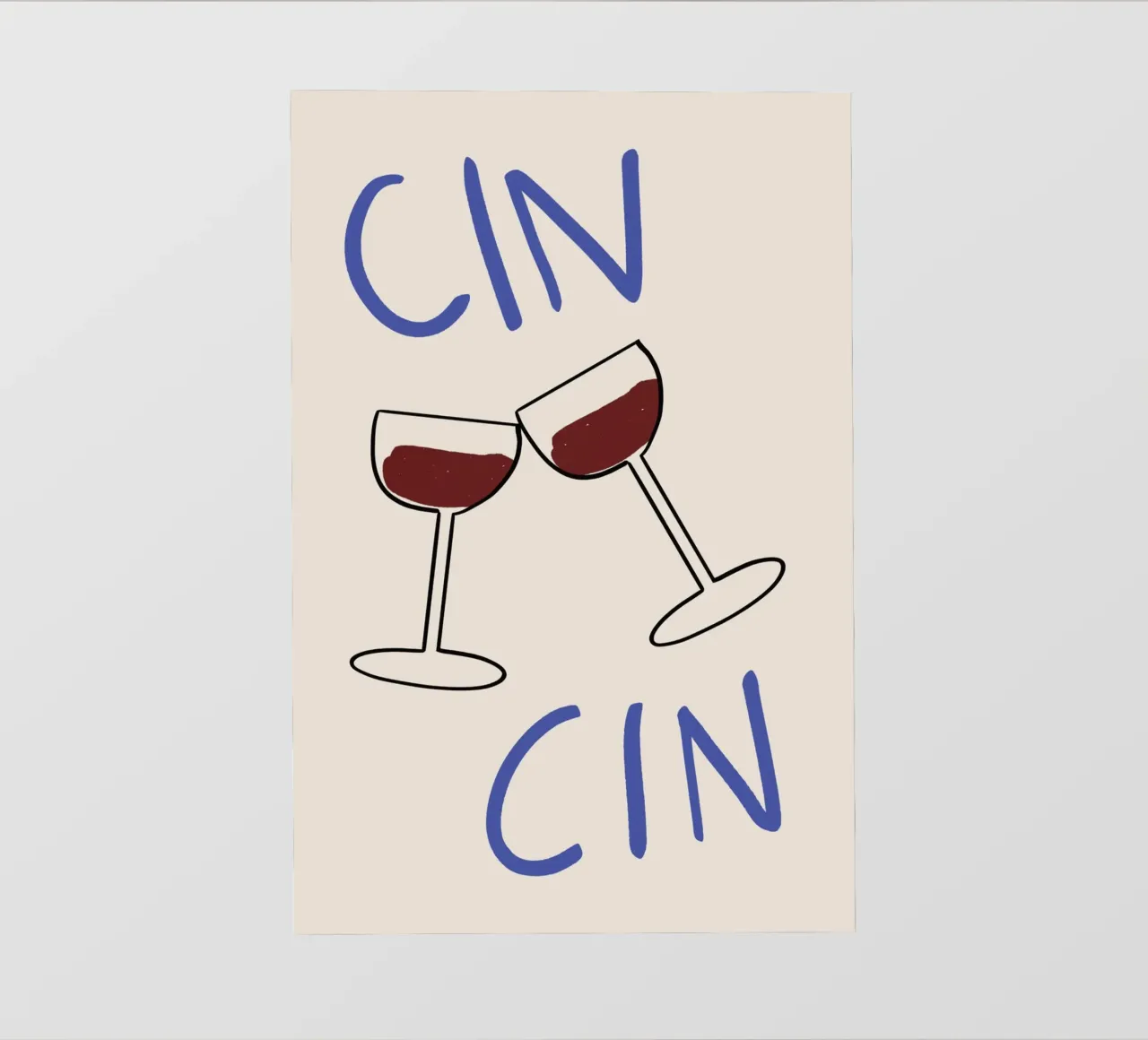 Cin Cin fotobehang van John Sander