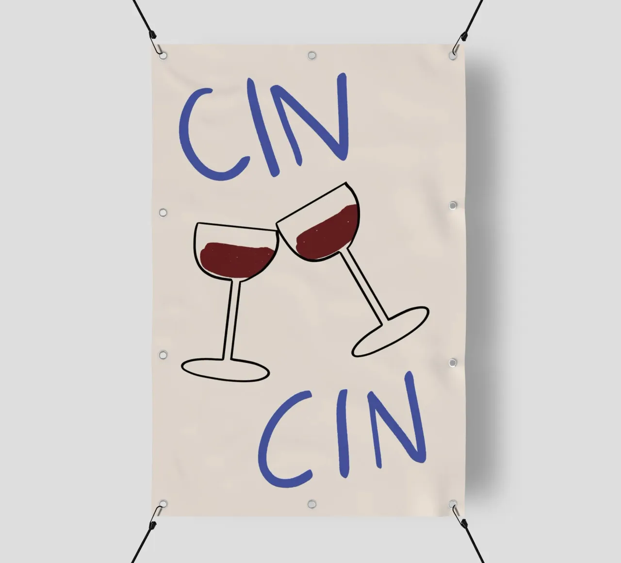 Cin Cin telo in pvc da John Sander