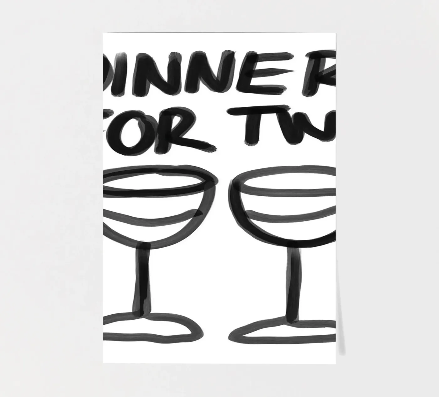 Dinner For Two sticker sheet by John Sander