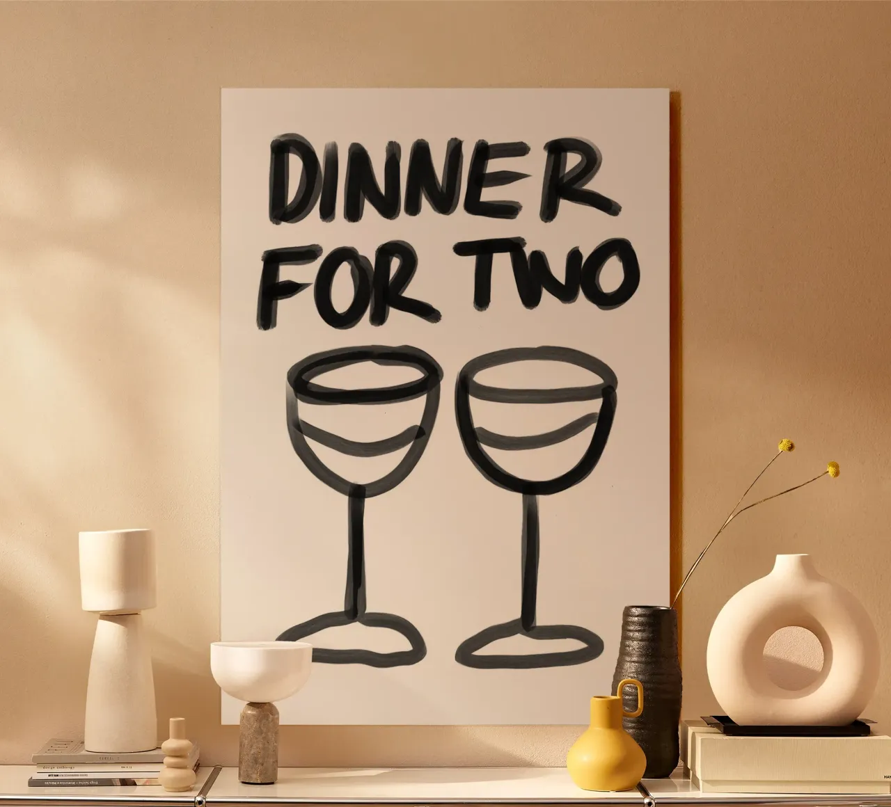 Cena per due alluminio dibond da John Sander