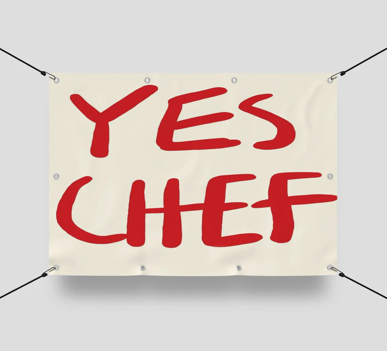 Sì Chef telo in pvc da John Sander