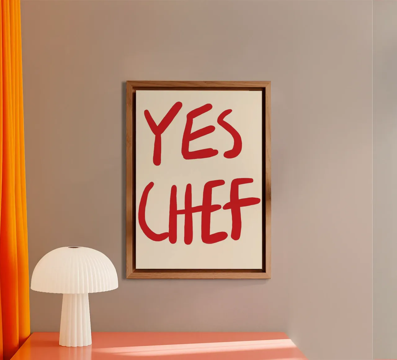 Sì Chef alluminio dibond da John Sander