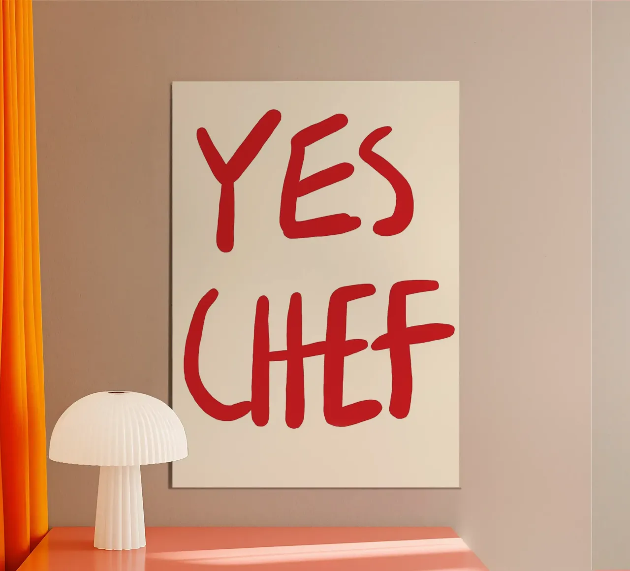 Sì Chef alluminio dibond da John Sander