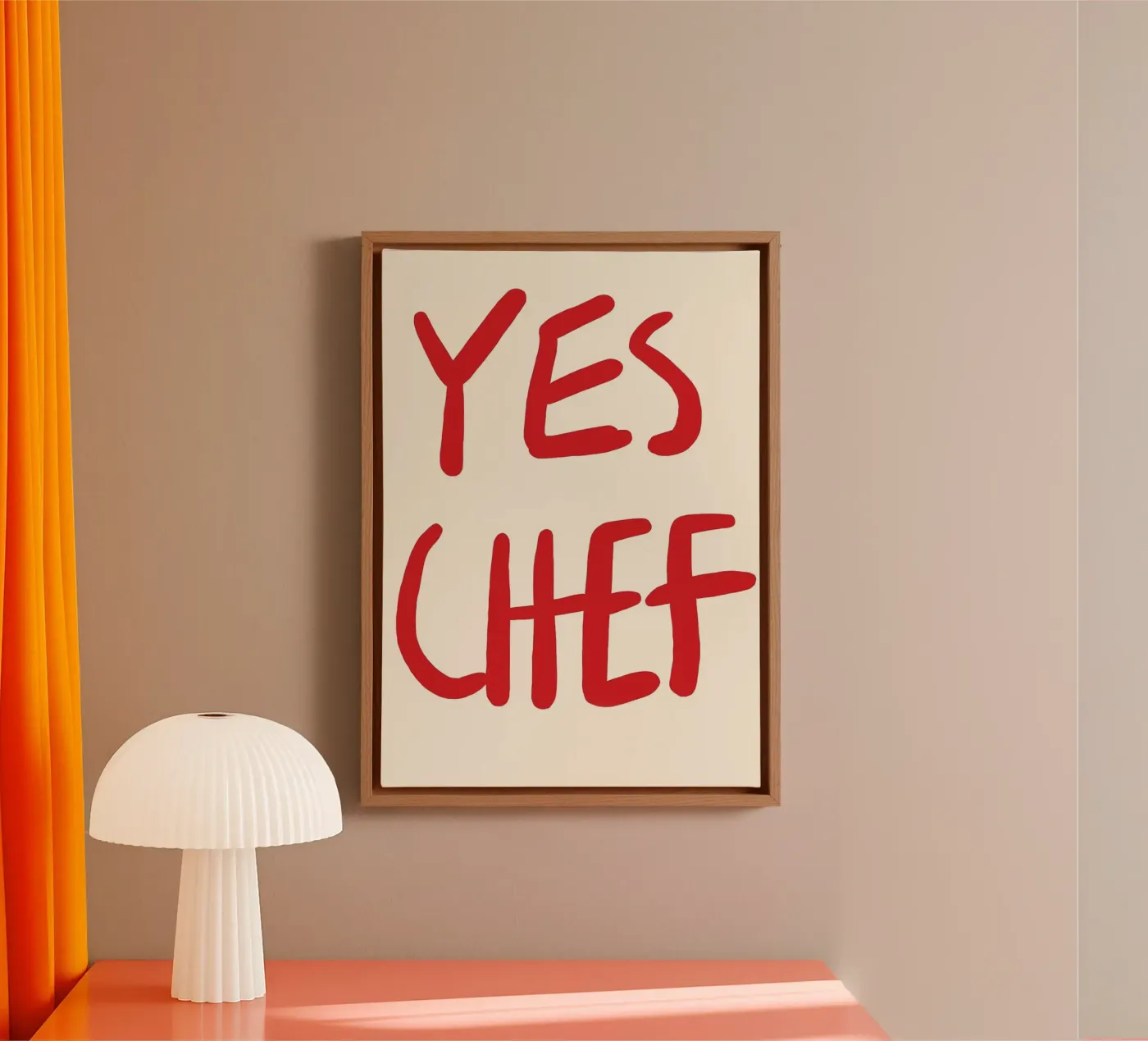 Sì Chef tela da John Sander