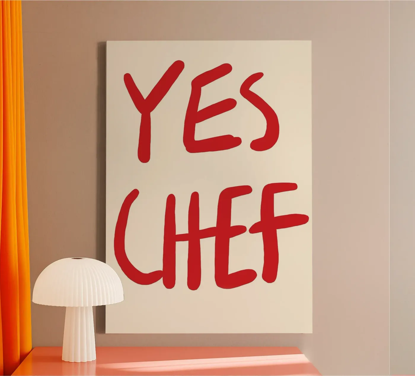 Sì Chef tela da John Sander