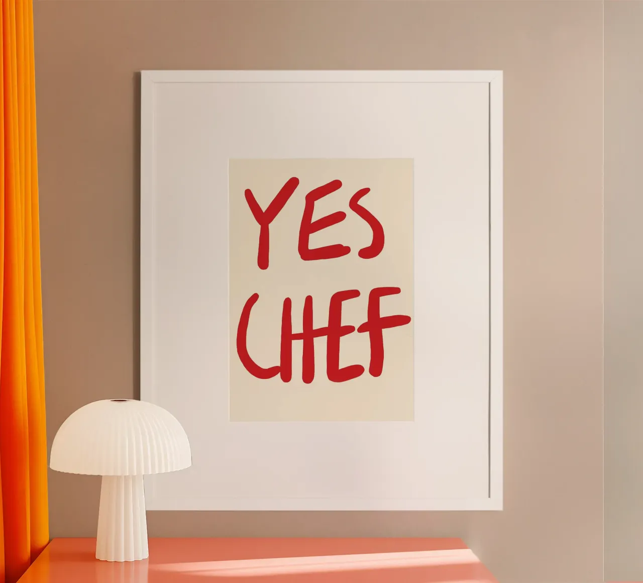 Sì Chef carta hahnemühle da John Sander