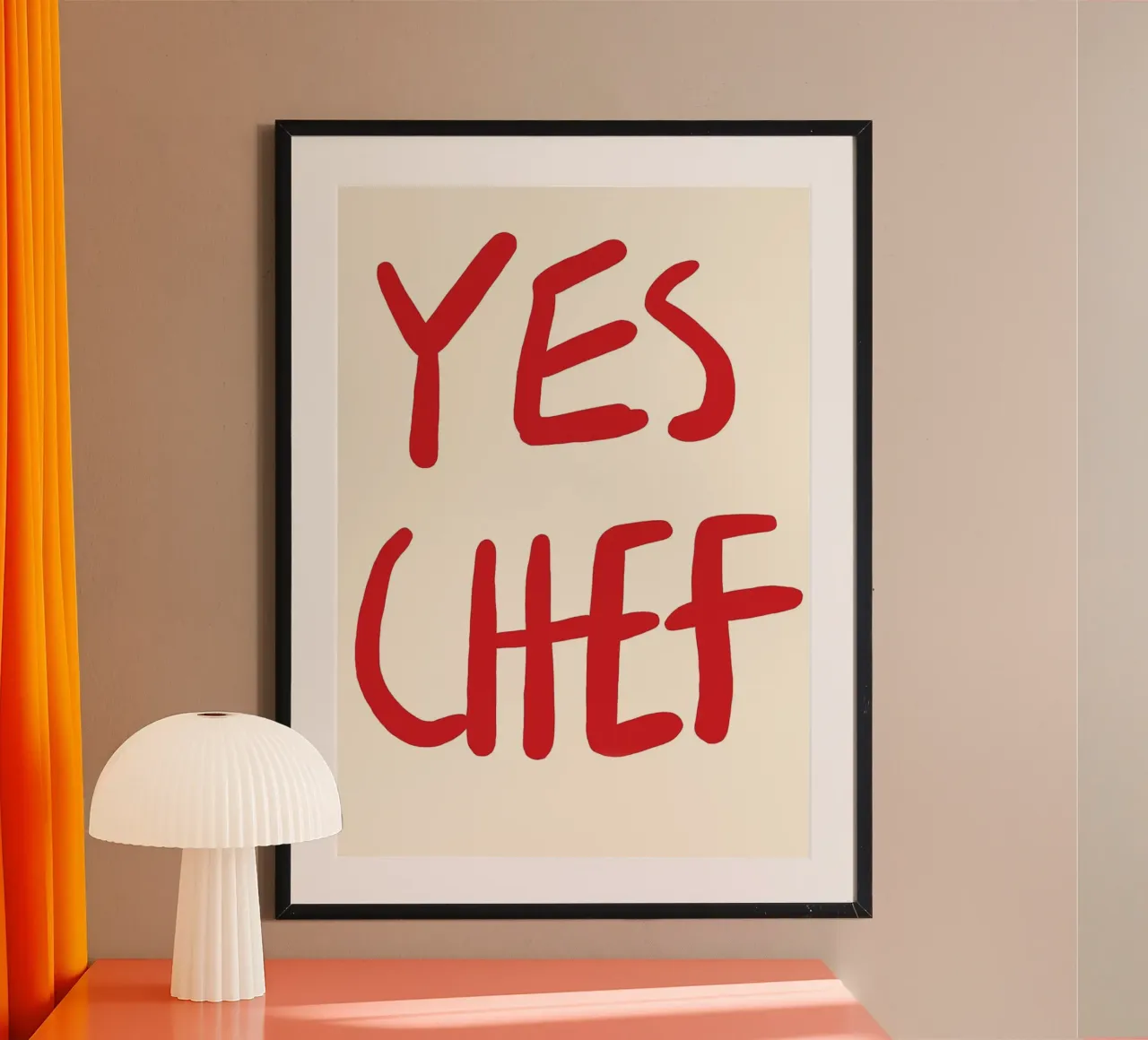 Sì Chef carta hahnemühle da John Sander