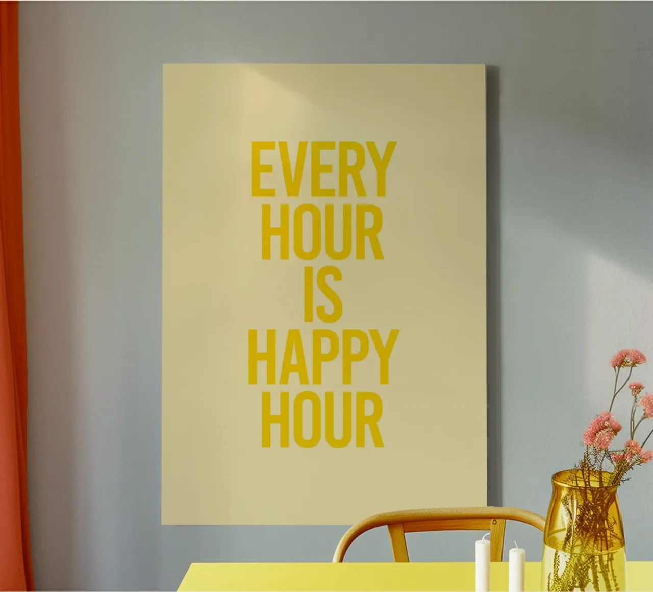 Ogni ora è un'ora felice tela da John Sander