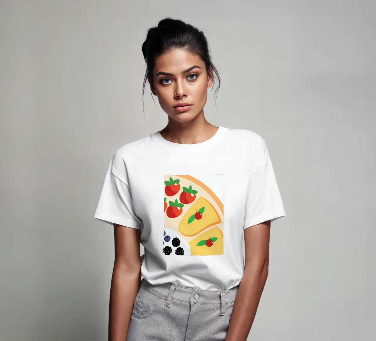 Pancake ai frutti di bosco t-shirt da OFFICIAL FRUIT & VEGETABLES