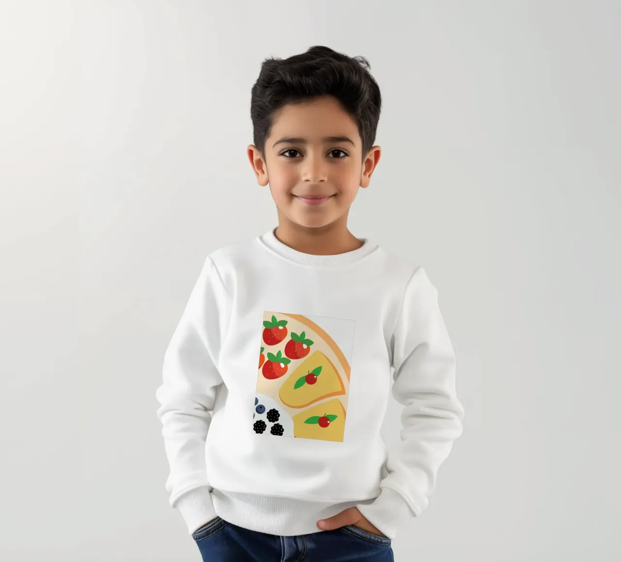 Pancake ai frutti di bosco felpa bambino da OFFICIAL FRUIT & VEGETABLES
