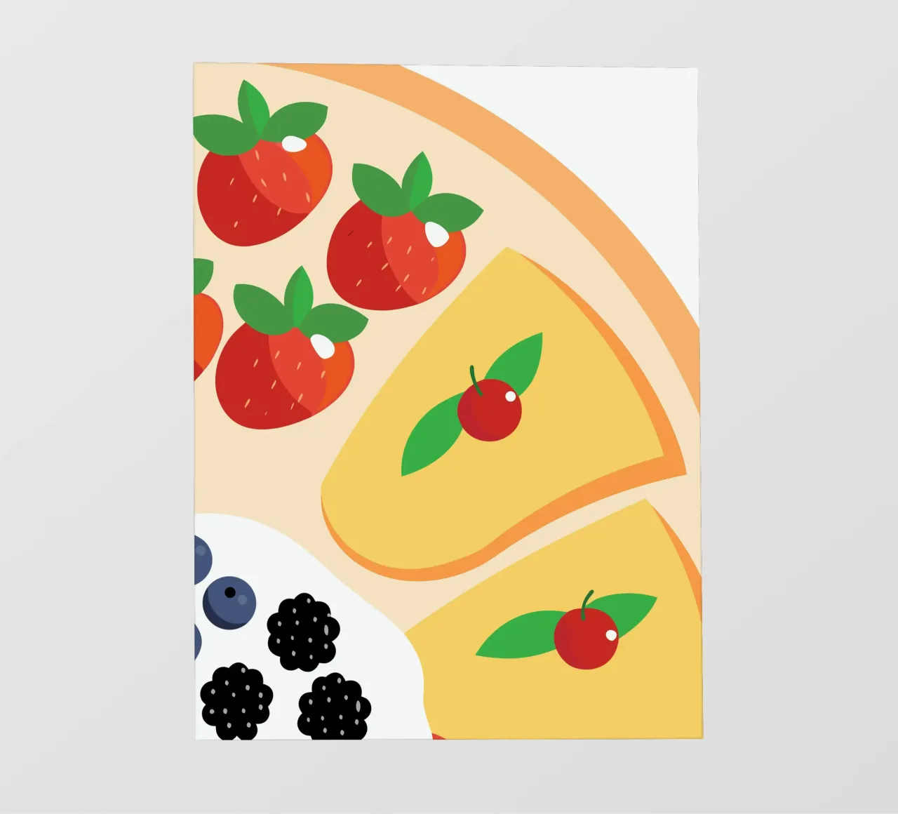 Pancake ai frutti di bosco telo in pvc da OFFICIAL FRUIT & VEGETABLES