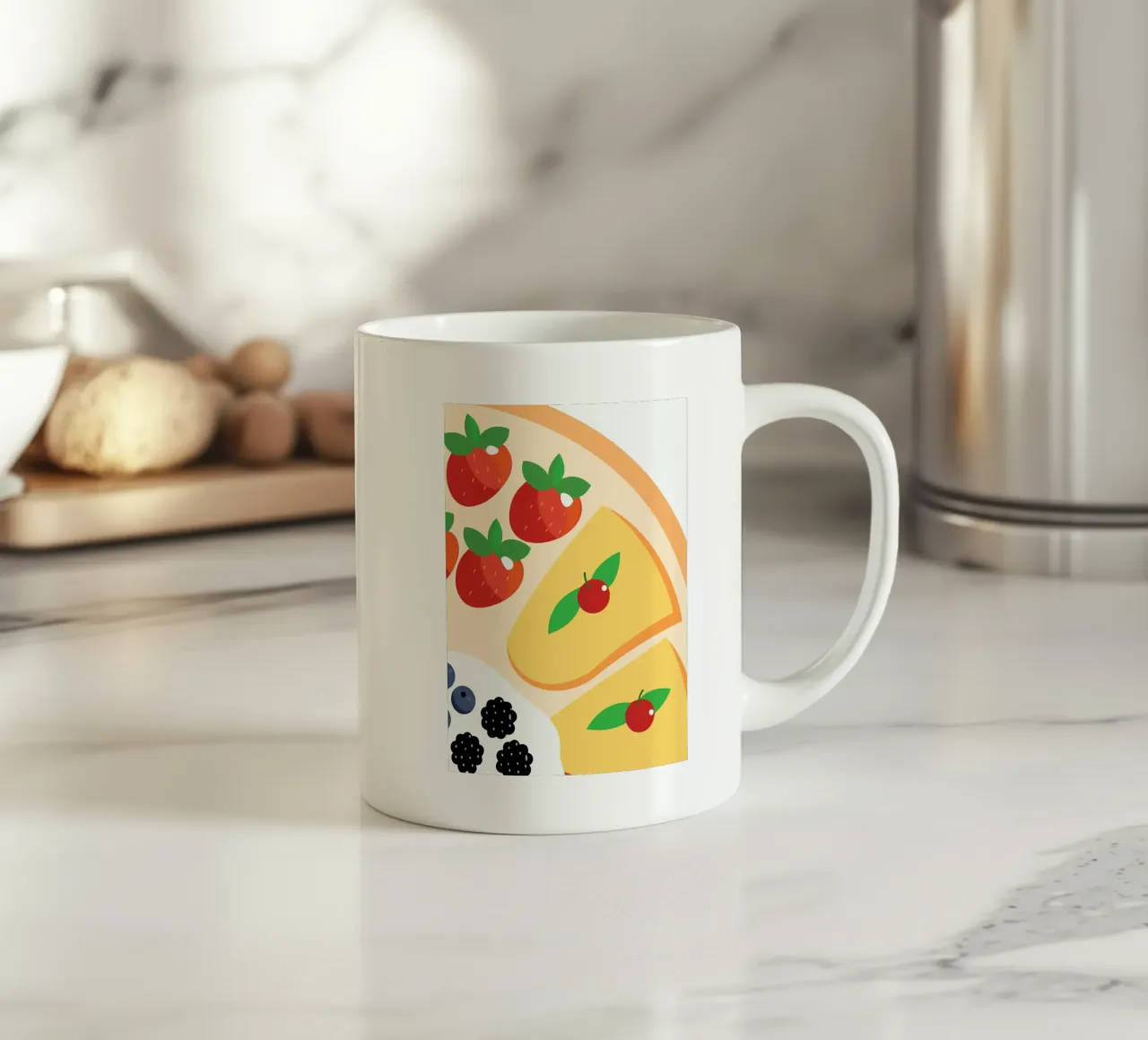 Pancake ai frutti di bosco tazza in ceramica da OFFICIAL FRUIT & VEGETABLES