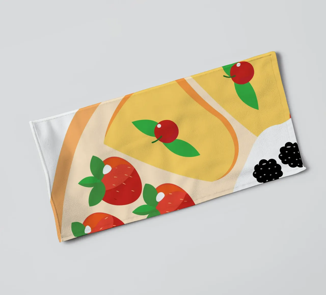 Pancake ai frutti di bosco asciugamano da bagno da OFFICIAL FRUIT & VEGETABLES
