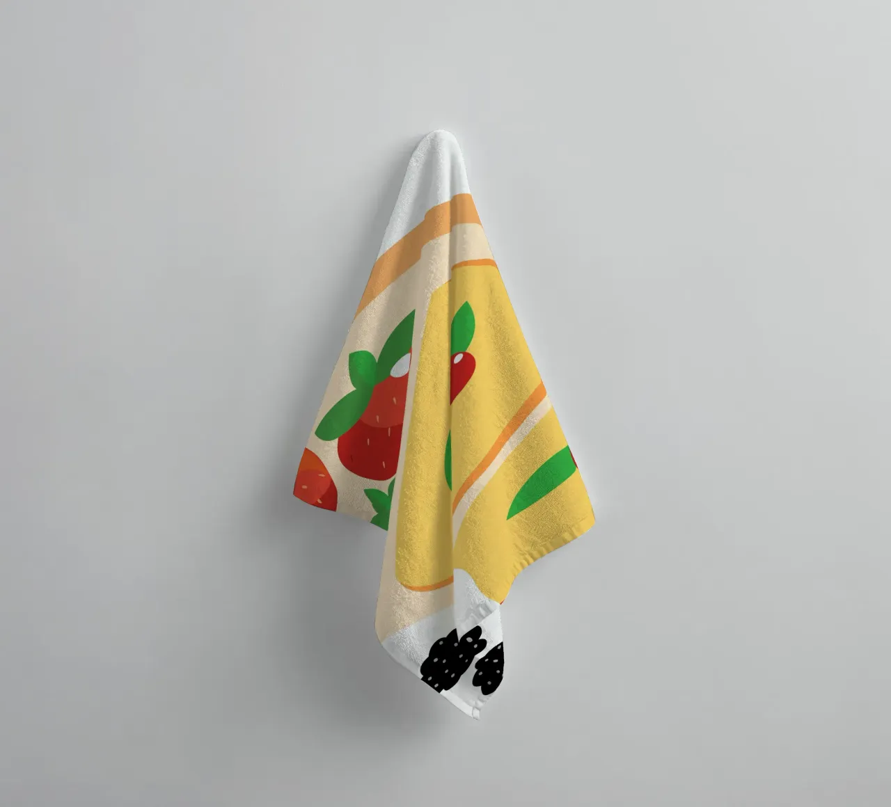 Pancake ai frutti di bosco asciugamano da bagno da OFFICIAL FRUIT & VEGETABLES