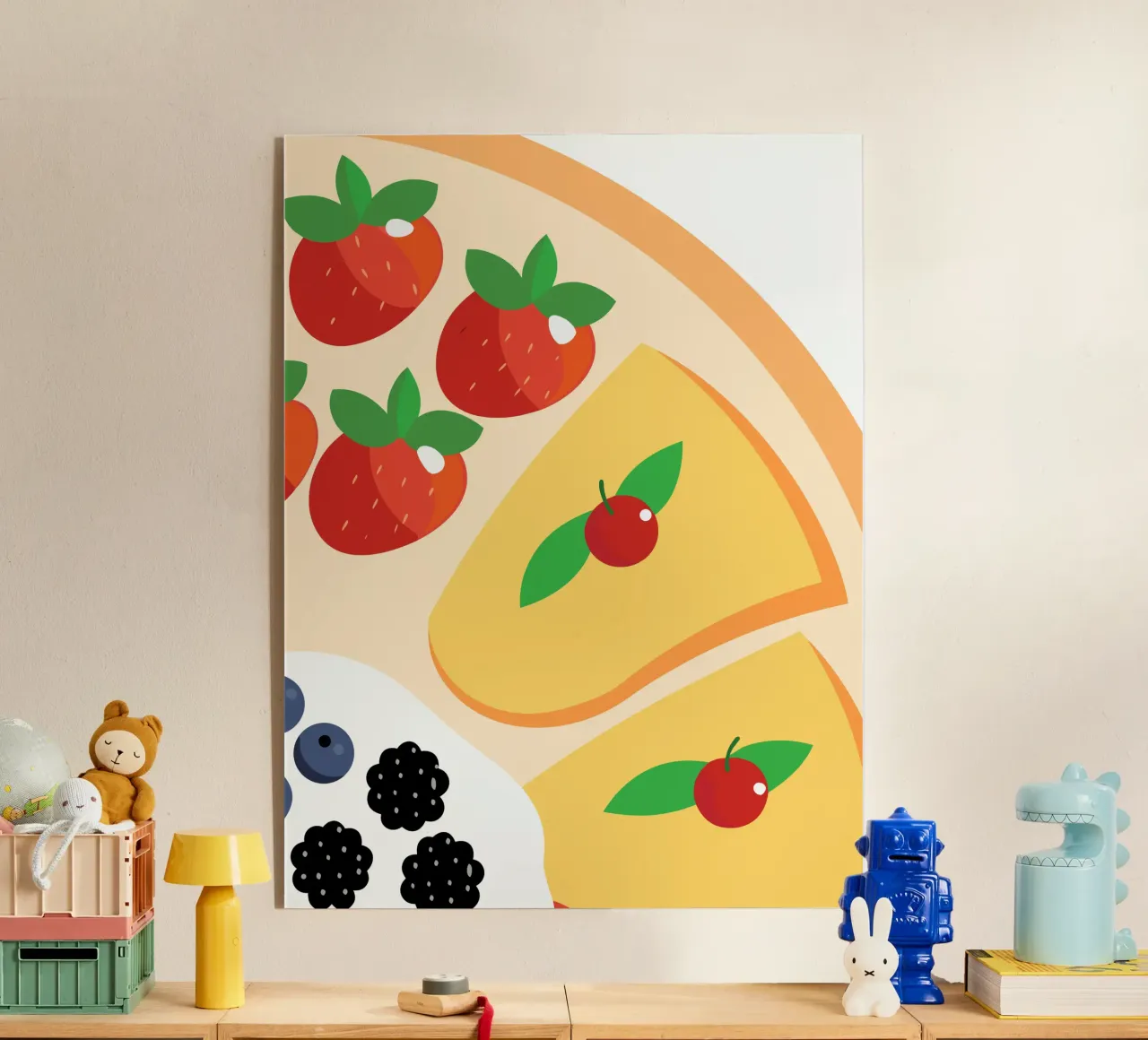 Pancake ai frutti di bosco plexiglass da OFFICIAL FRUIT & VEGETABLES