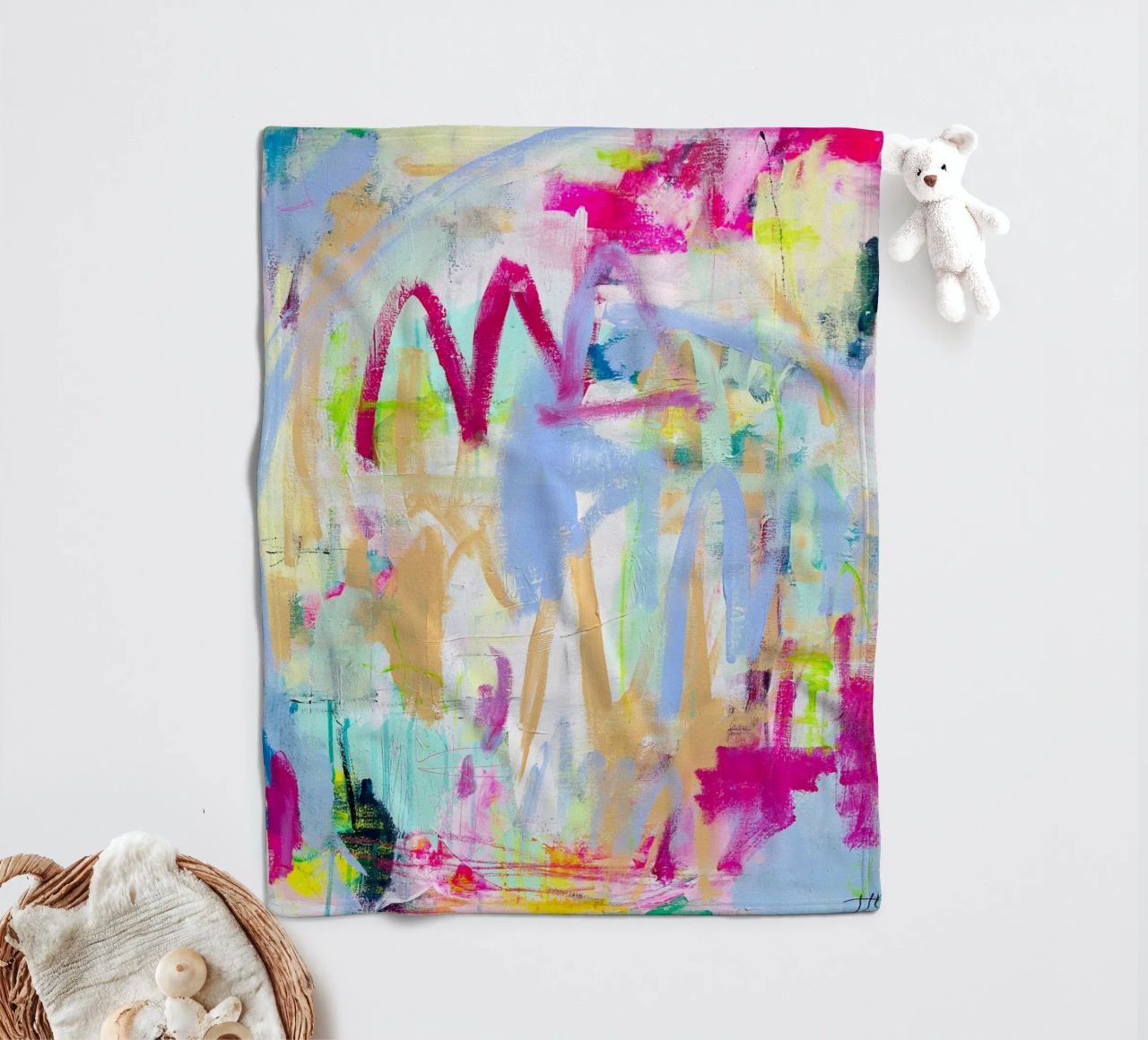 Tove Höglund - I like it my way fleece blanket by The Artcircle