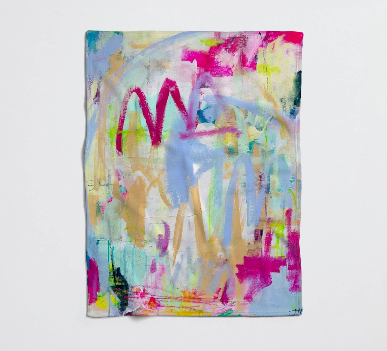 Tove Höglund - I like it my way fleece blanket by The Artcircle