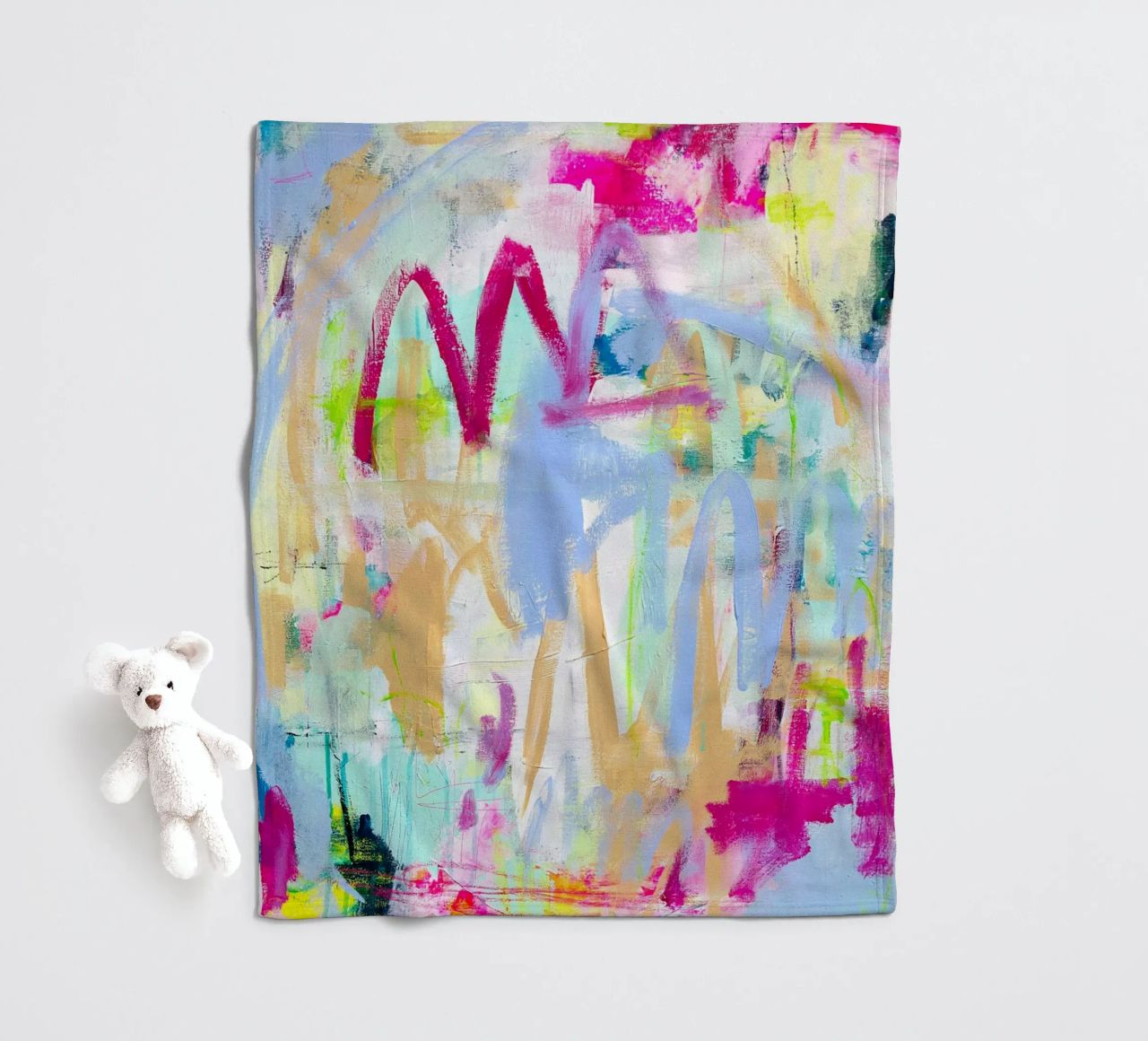 Tove Höglund - I like it my way fleece blanket by The Artcircle