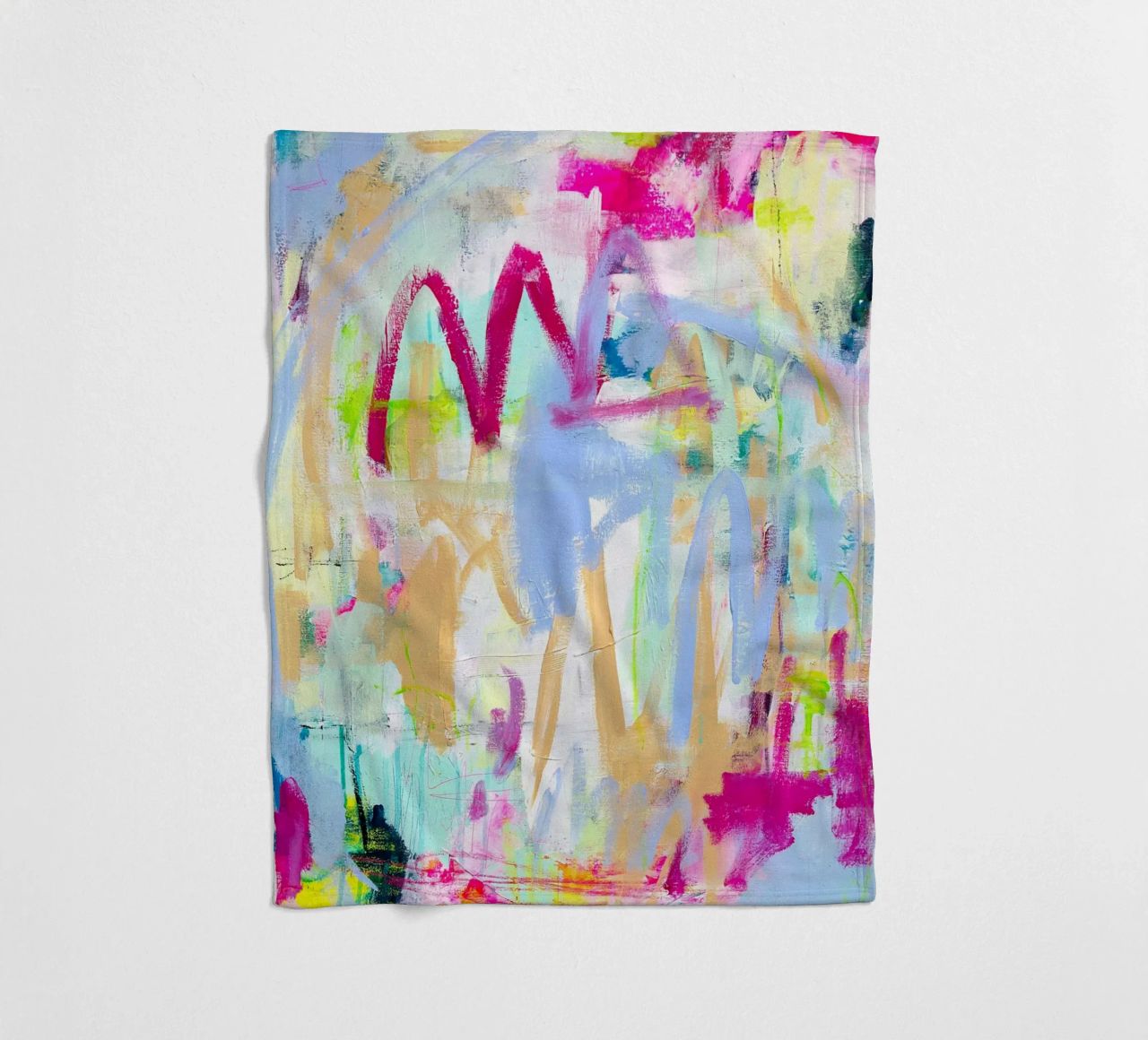 Tove Höglund - I like it my way fleece blanket by The Artcircle