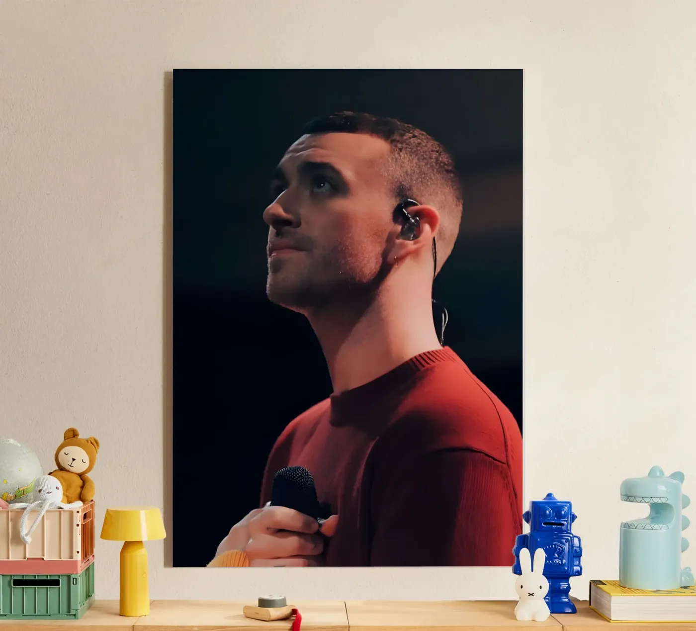 Sam Smith Acryl-Glas von Digital Street art