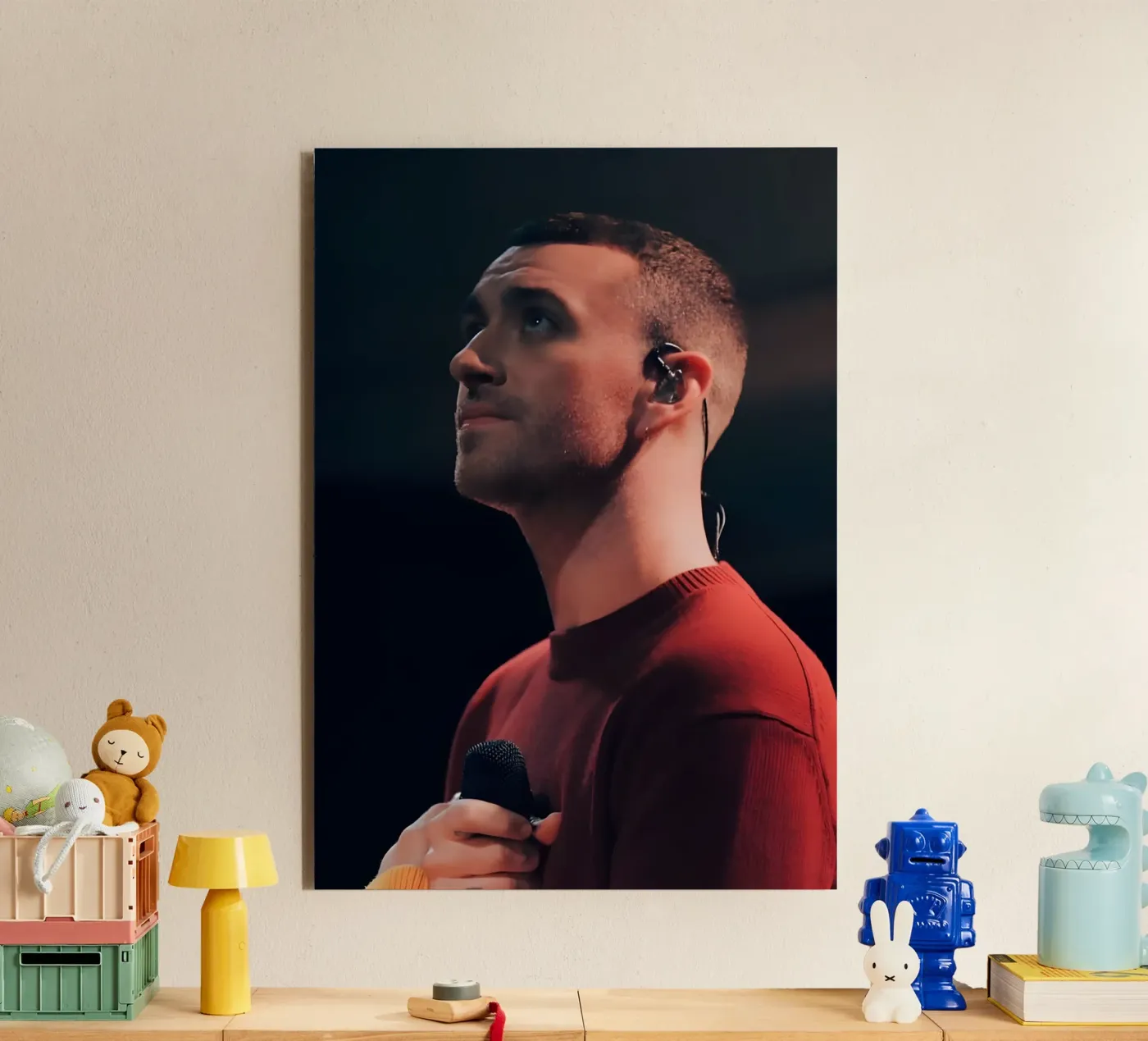 Sam Smith alluminio dibond da Digital Street art