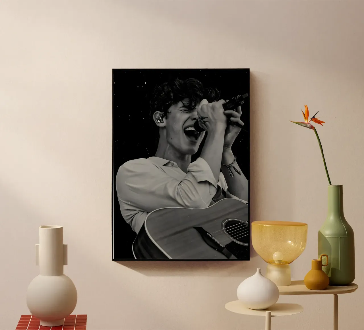 Shawn Mendes metacrilato de Digital Street art