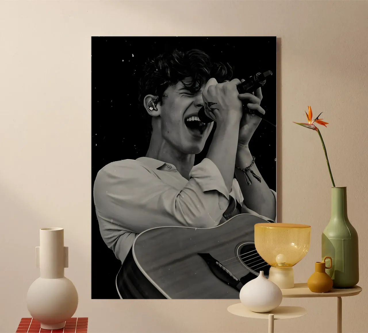 Shawn Mendes metacrilato de Digital Street art
