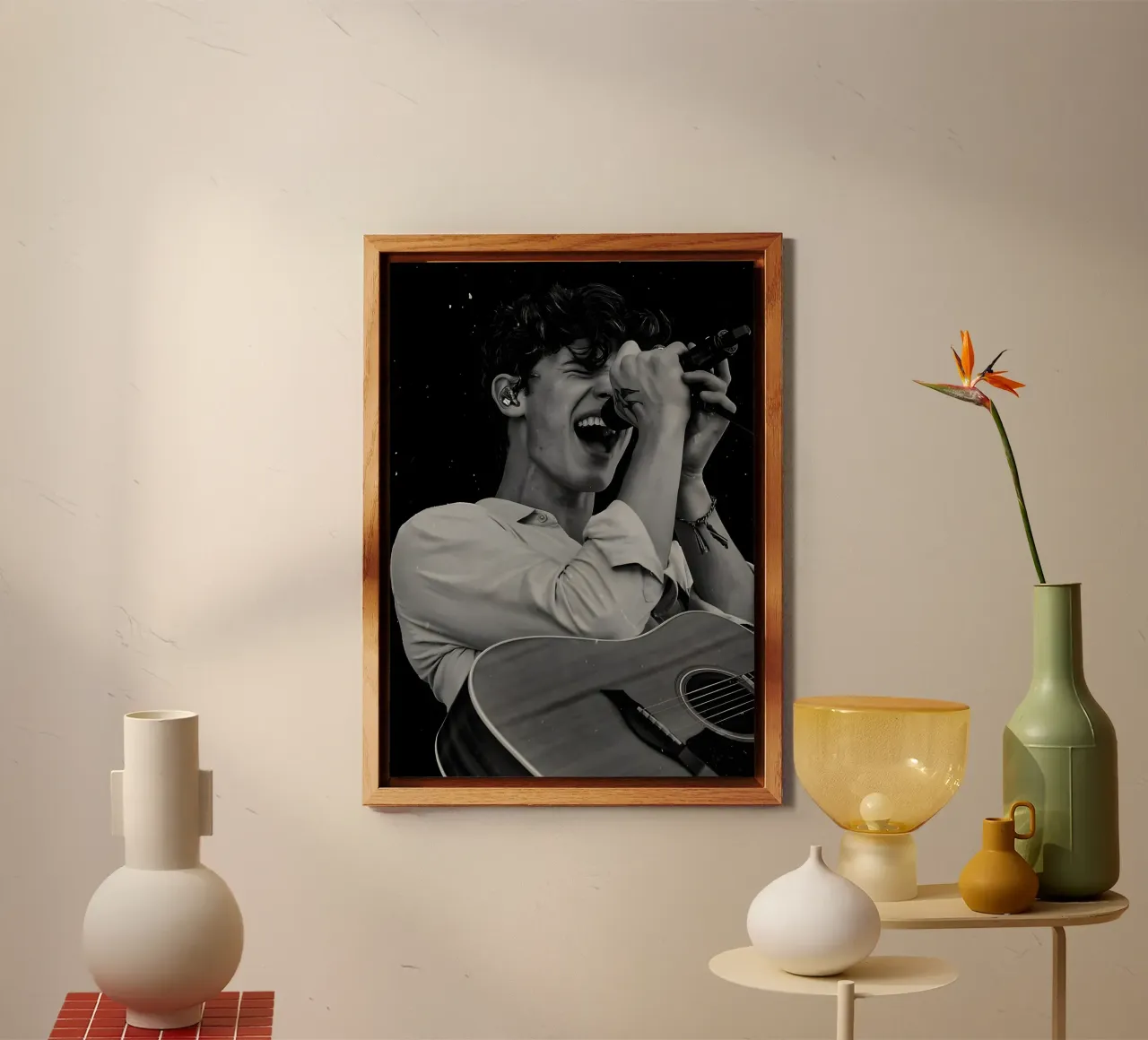 Shawn Mendes alluminio dibond da The Poster Hub