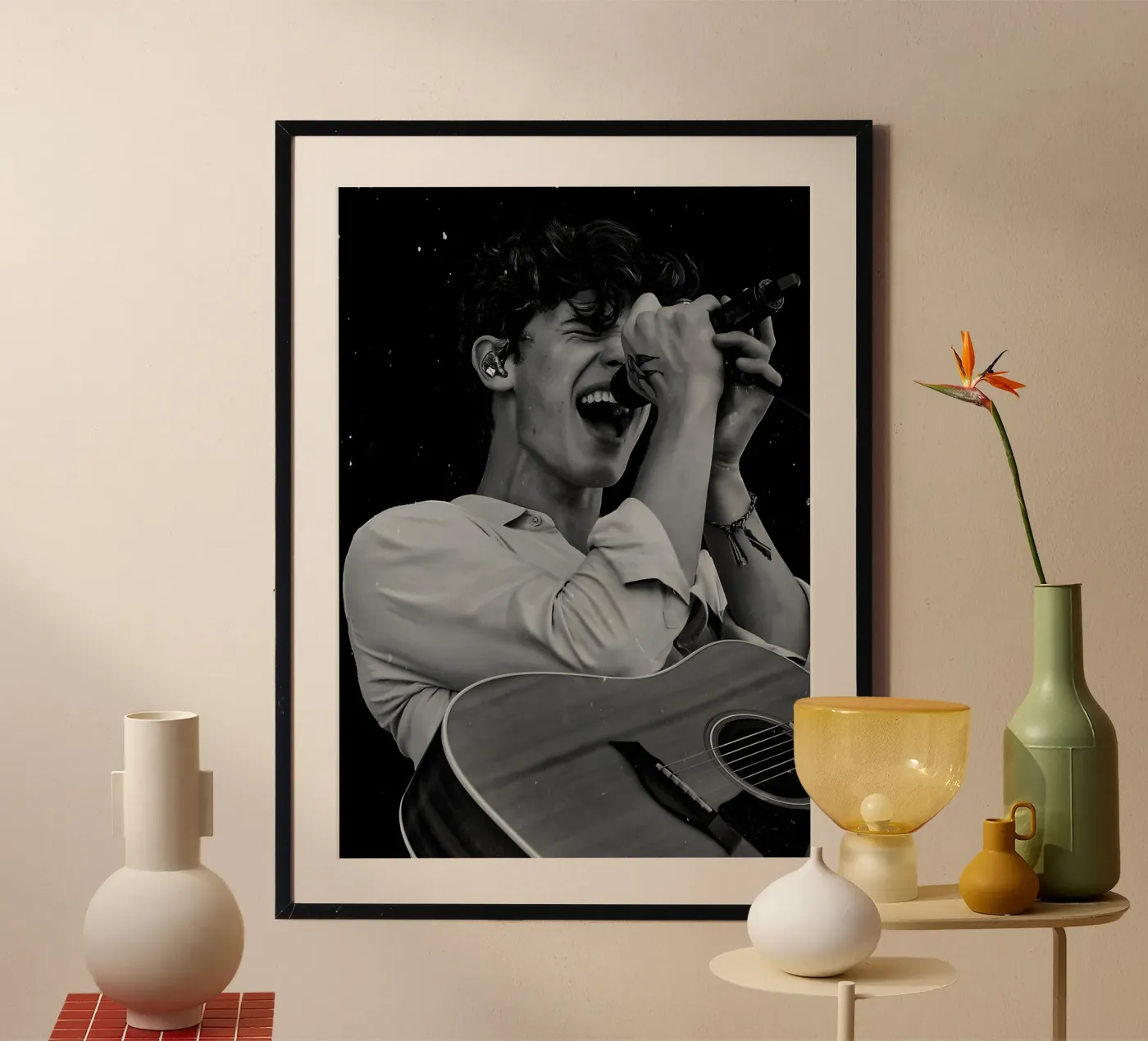 Shawn Mendes poster da Digital Street art