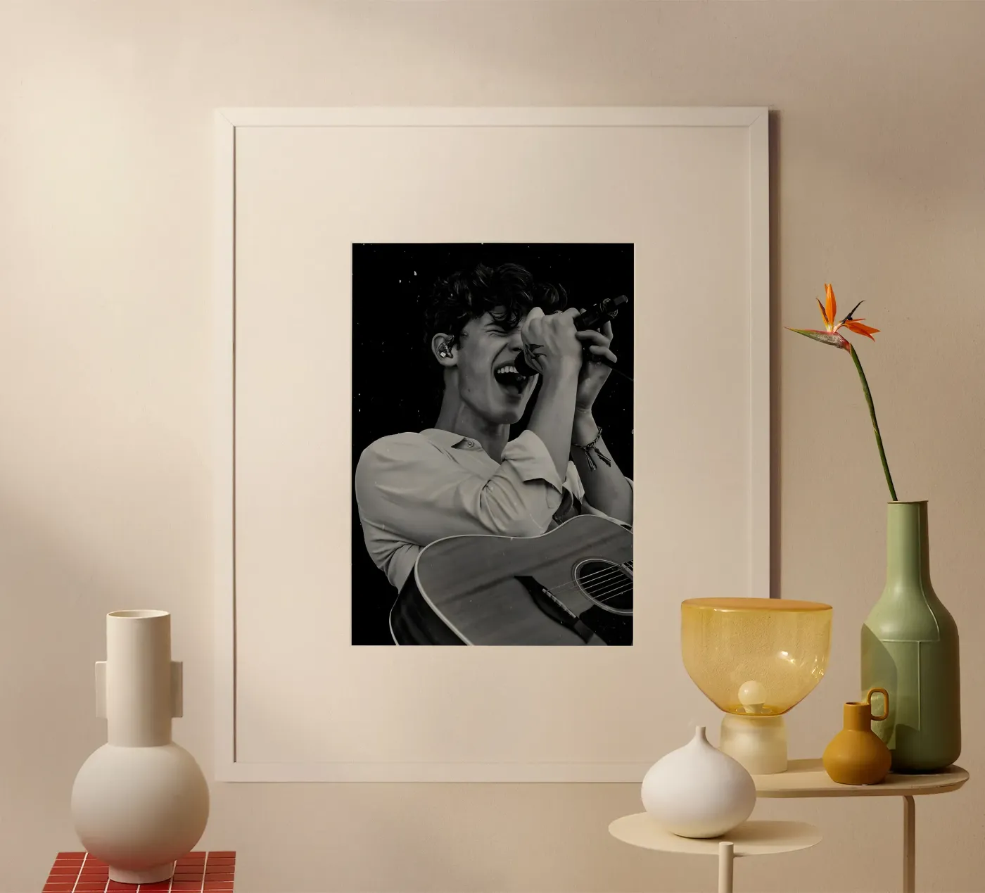 Shawn Mendes poster da Digital Street art