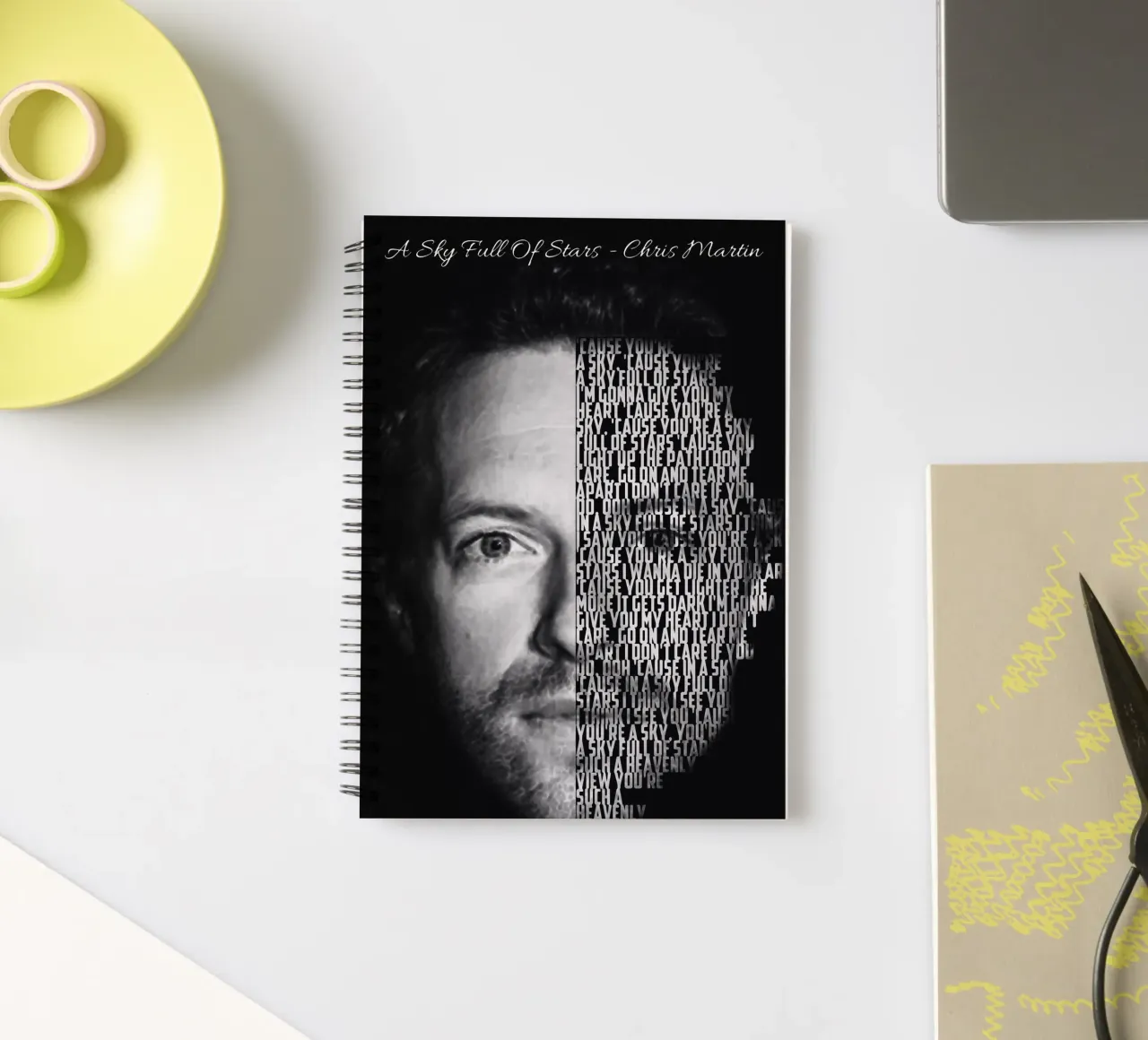 A Sky Full Of Stars spiral notebook by Gunawan Rb