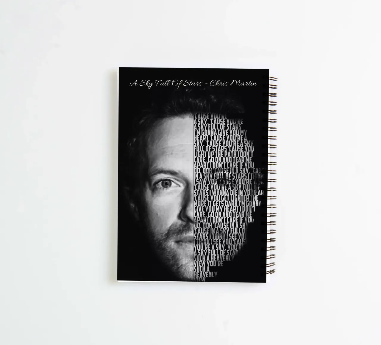 A Sky Full Of Stars spiral notebook by Gunawan Rb