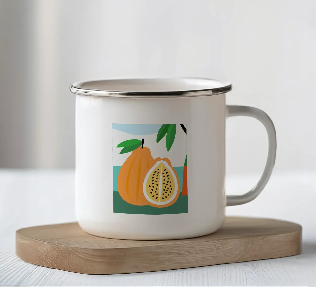 Frutto della passione tazza in smalto da OFFICIAL FRUIT & VEGETABLES