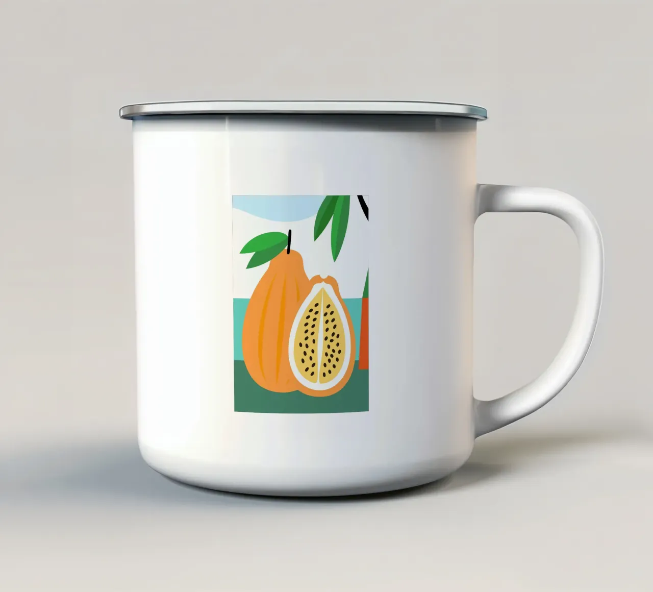 Frutto della passione tazza in smalto da OFFICIAL FRUIT & VEGETABLES