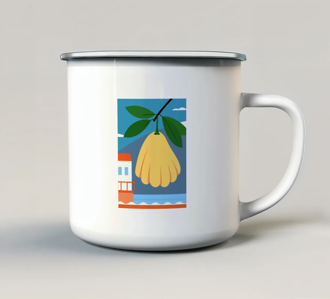 Guava Bol tazza in smalto da OFFICIAL FRUIT & VEGETABLES