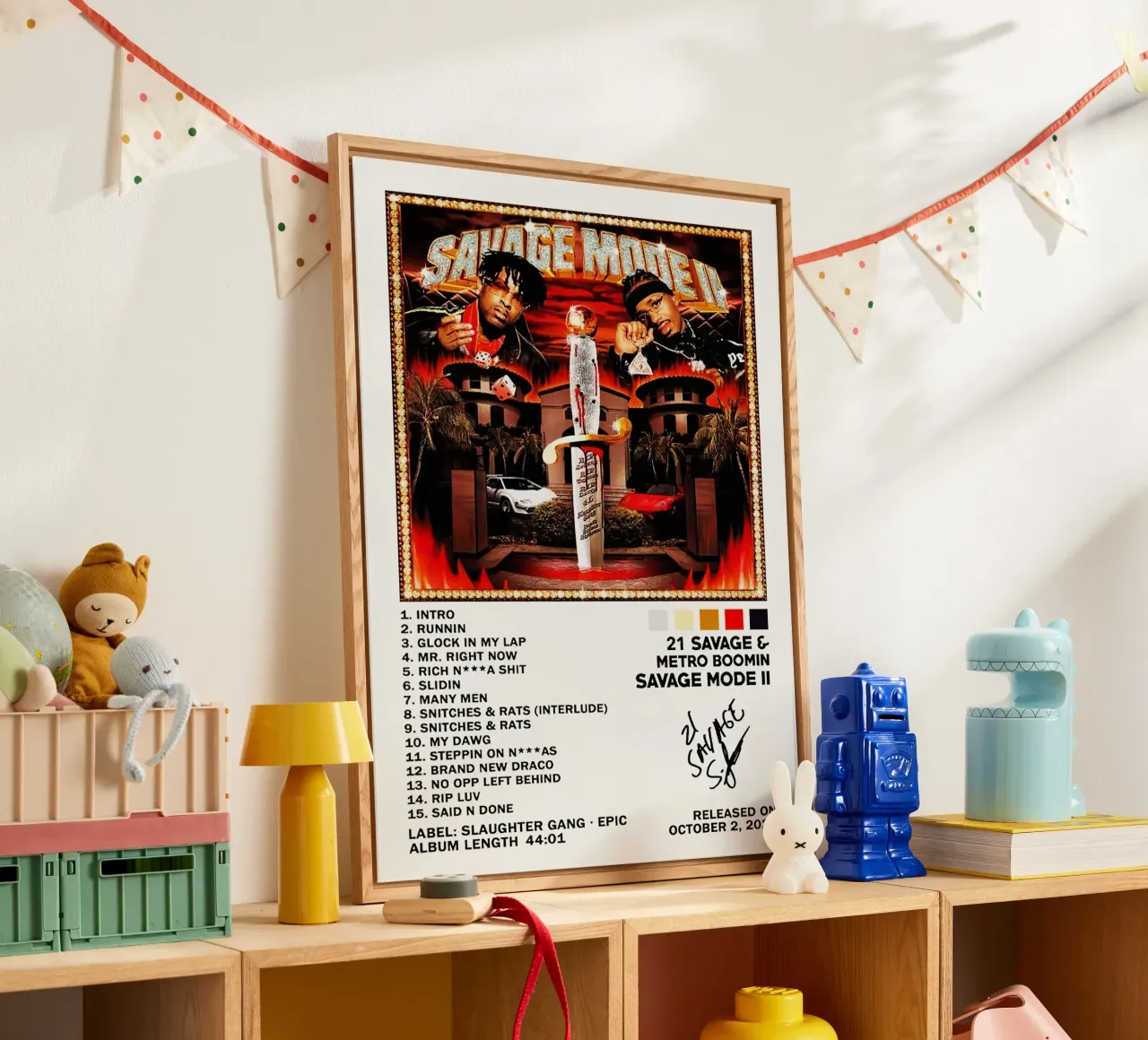 Savage Mode II 21 Savage & Metro Boomin plexiglass da Roronoa7